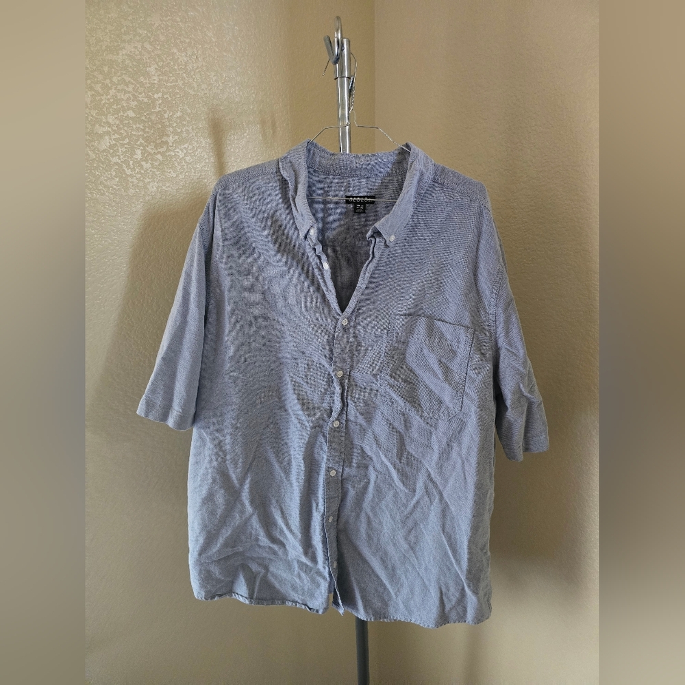 George Short Sleeve Button Down Shirt With Pocket